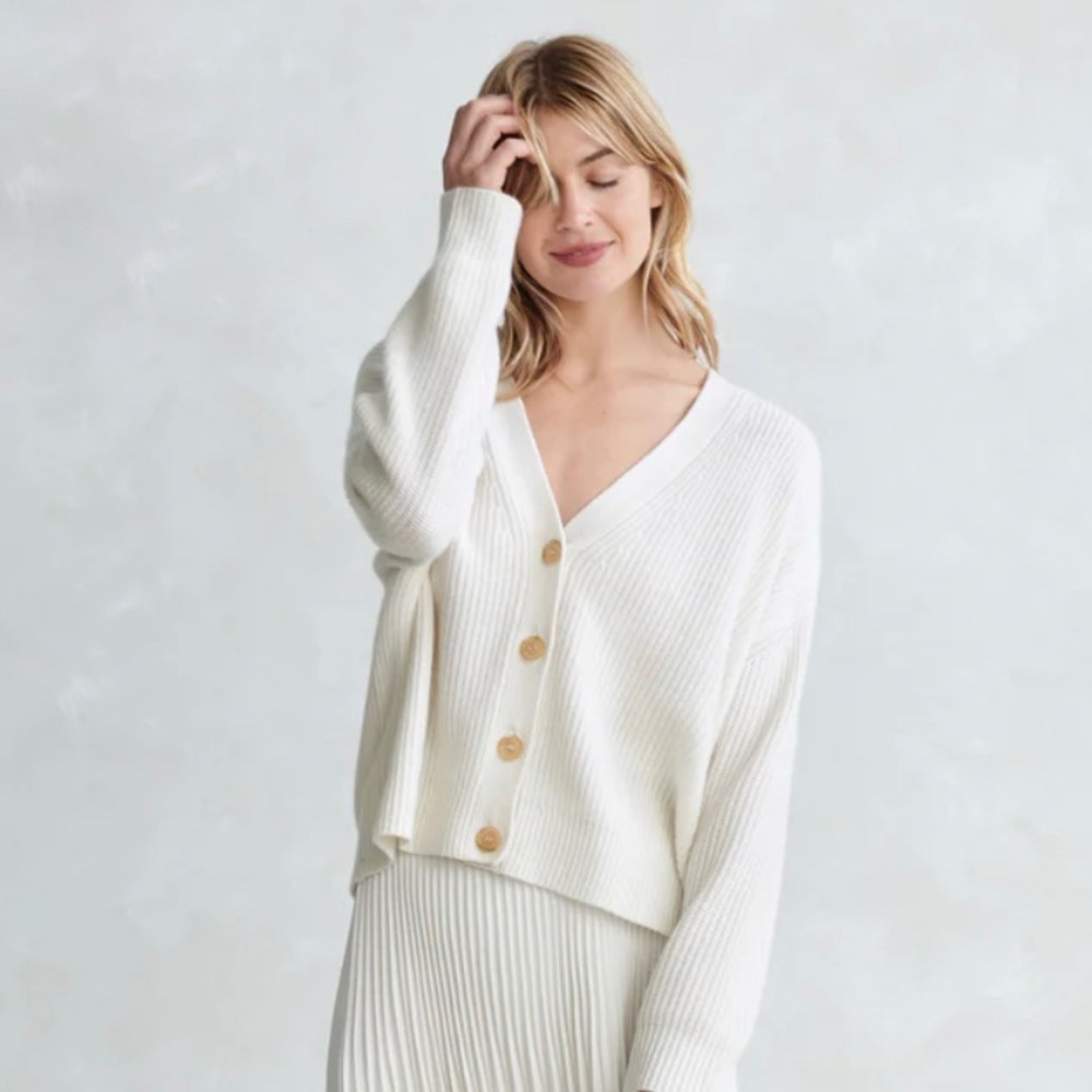Jenni kayne cropped cocoon cardigan